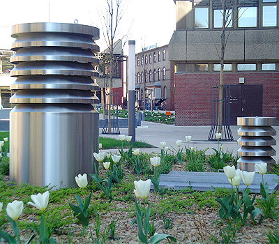 Kühlluftansaugung und Fortluft; Entrauchung für unterirdische Entrauchungsanlage