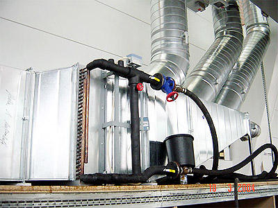 Zuluftanlagen Messeauftritt Telekom