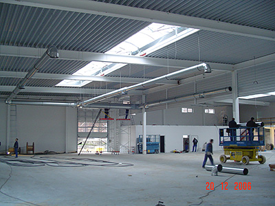 Zu- und Abluftanlage Druckerei