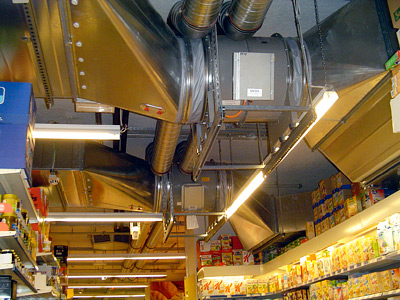 Zu- und Abluftanlagen Einzelhandel