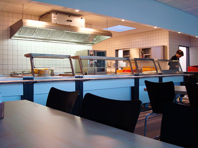 Zu- und Abluft Werkstatt, Sozialraum und Kantine