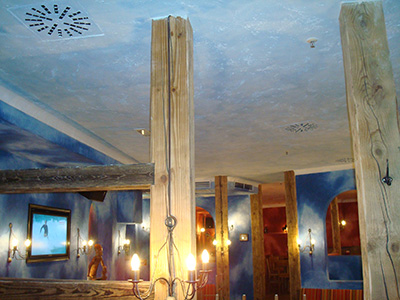 Zu- und Abluftanlage Gastraum, Wärmeabfuhr Kältetechnik