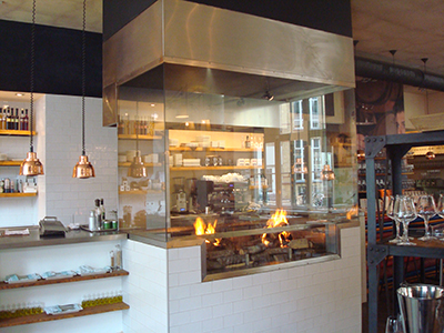 Zu und Abluft Küche, Abluft Holzkohlengrill - April 2012