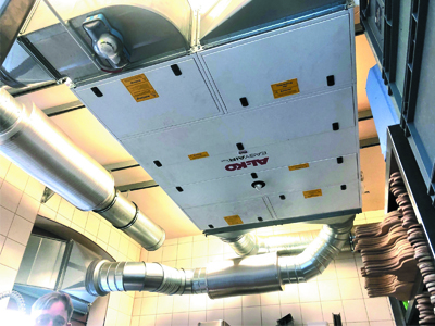 Zu- u Abluftanlage Spülküche - Oktober 2021